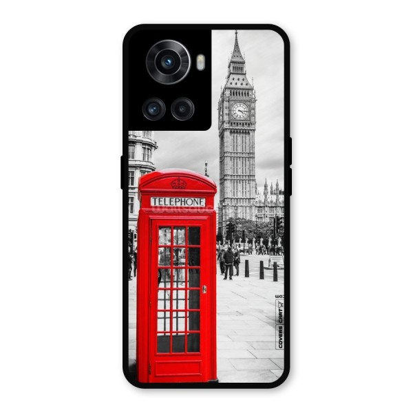 Telephone Booth Metal Back Case for OnePlus 10R