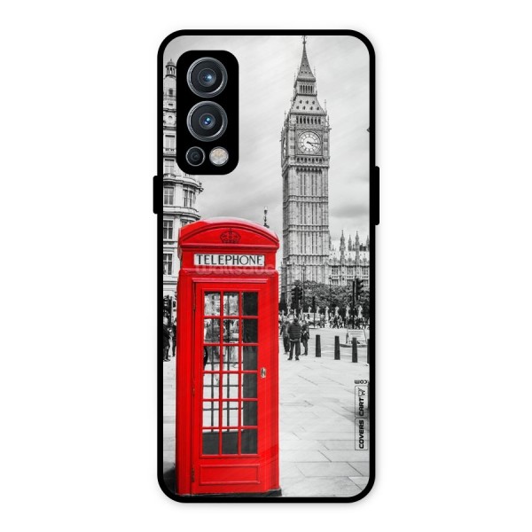 Telephone Booth Metal Back Case for OnePlus Nord 2 5G