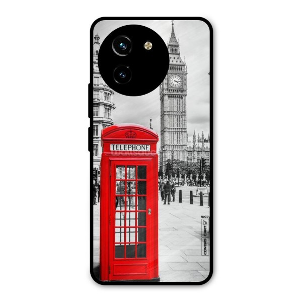 Telephone Booth Metal Back Case for Vivo T3x
