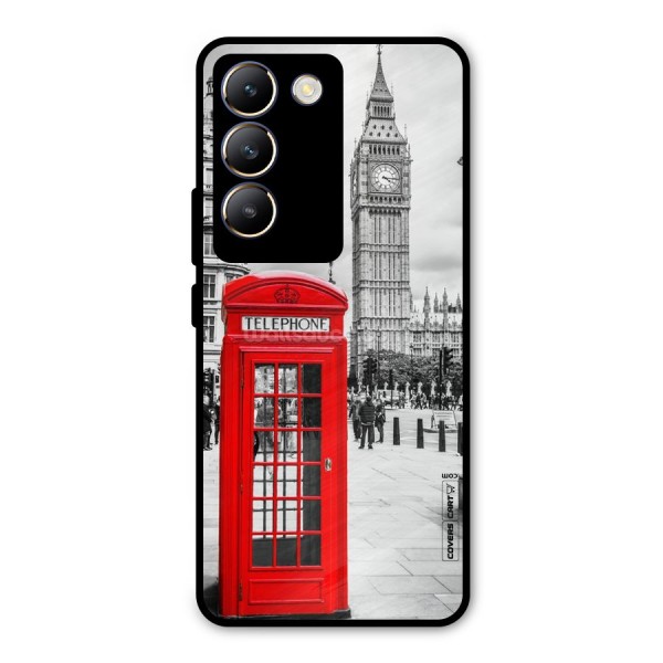 Telephone Booth Metal Back Case for Vivo Y200e