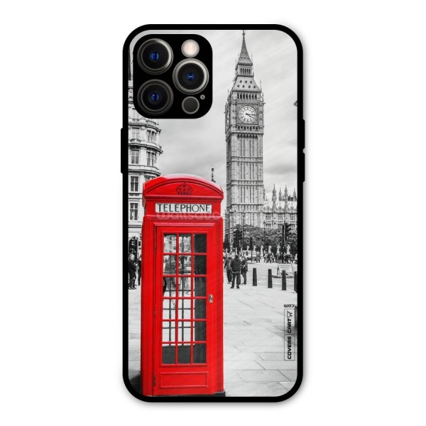Telephone Booth Metal Back Case for iPhone 12 Pro Max