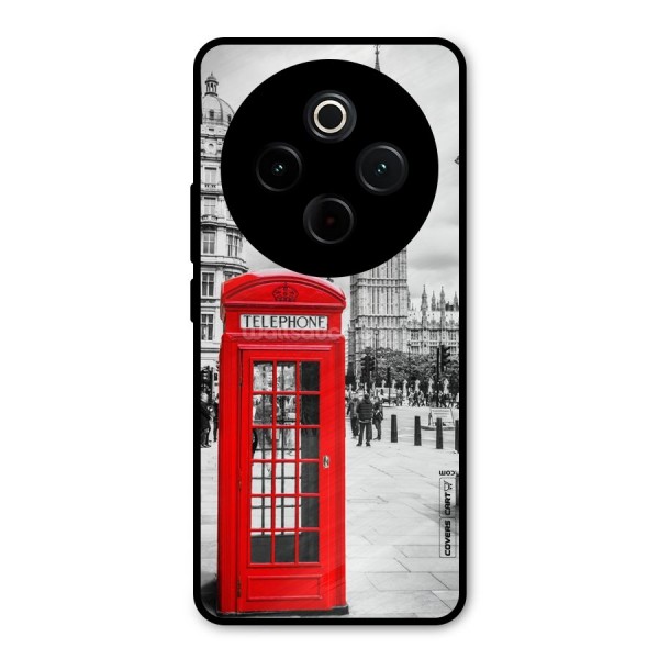 Telephone Booth Metal Back Case for iQOO Z10