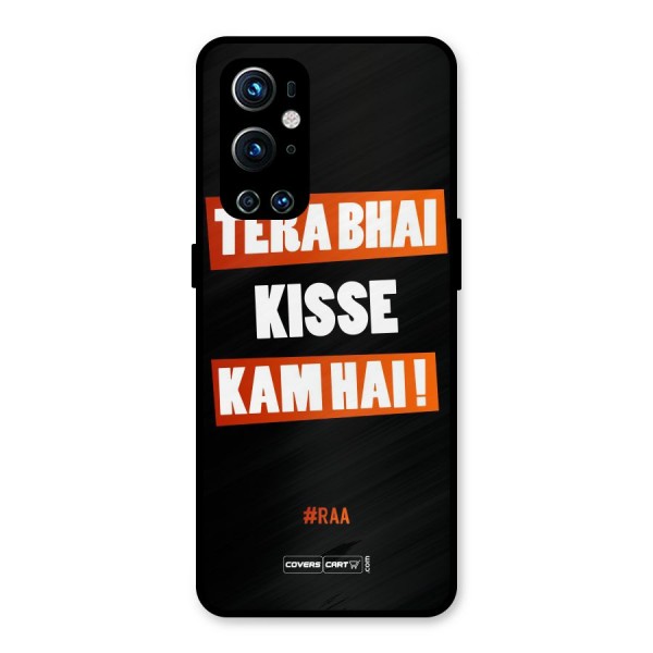 Tera Bhai Raftaar Metal Back Case for OnePlus 9 Pro