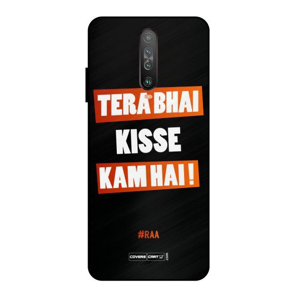 Tera Bhai Raftaar Metal Back Case for Poco X2