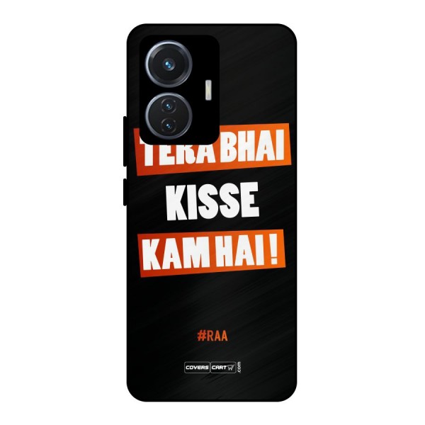 Tera Bhai Raftaar Metal Back Case for iQOO Z6 44W