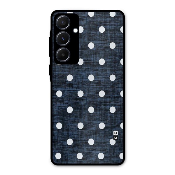 Textured Dots Metal Back Case for Galaxy A55