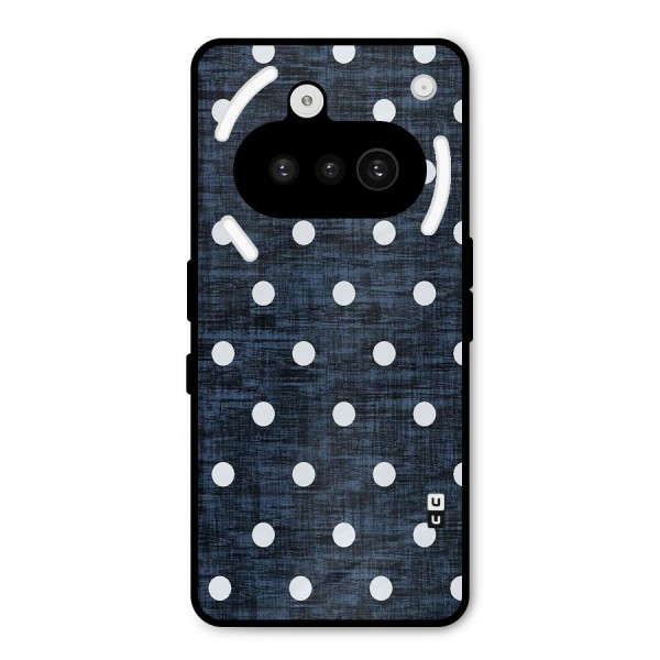 Textured Dots Metal Back Case for Nothing Phone 3a