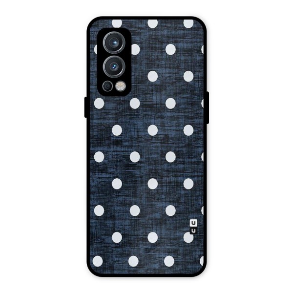 Textured Dots Metal Back Case for OnePlus Nord 2 5G
