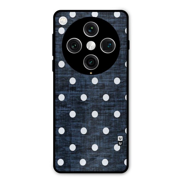 Textured Dots Metal Back Case for Oppo Find X8 Pro