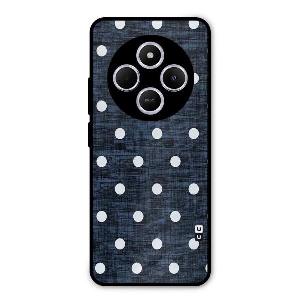 Textured Dots Metal Back Case for Poco C75 5G