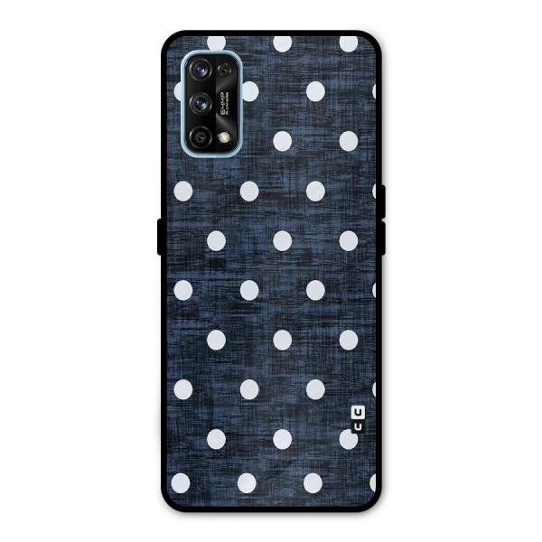 Textured Dots Metal Back Case for Realme 7 Pro