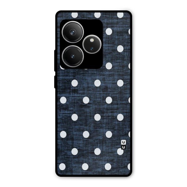 Textured Dots Metal Back Case for Realme GT 6