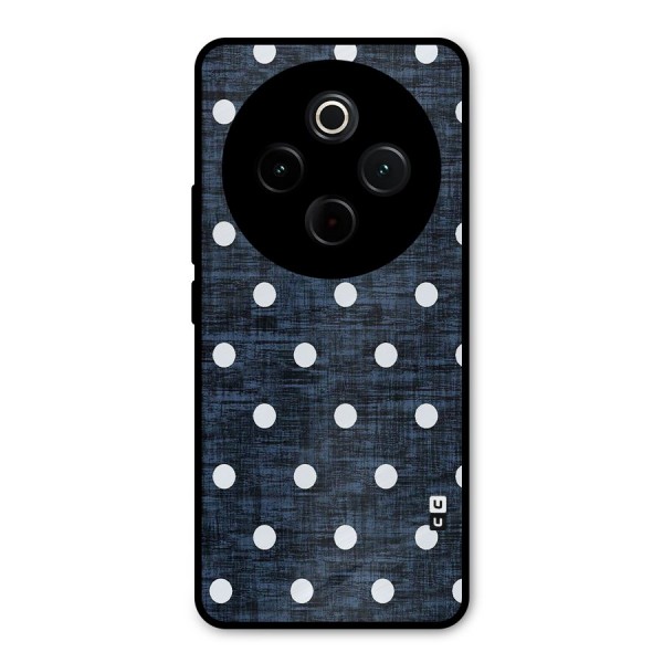 Textured Dots Metal Back Case for Vivo T4