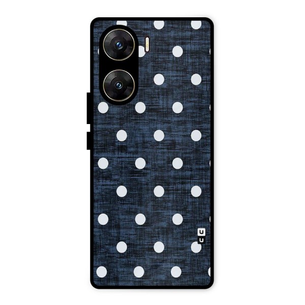 Textured Dots Metal Back Case for Vivo V29e