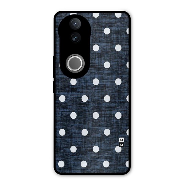 Textured Dots Metal Back Case for Vivo V50e