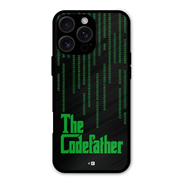 The Codefather Metal Back Case for iPhone 16 Pro Max