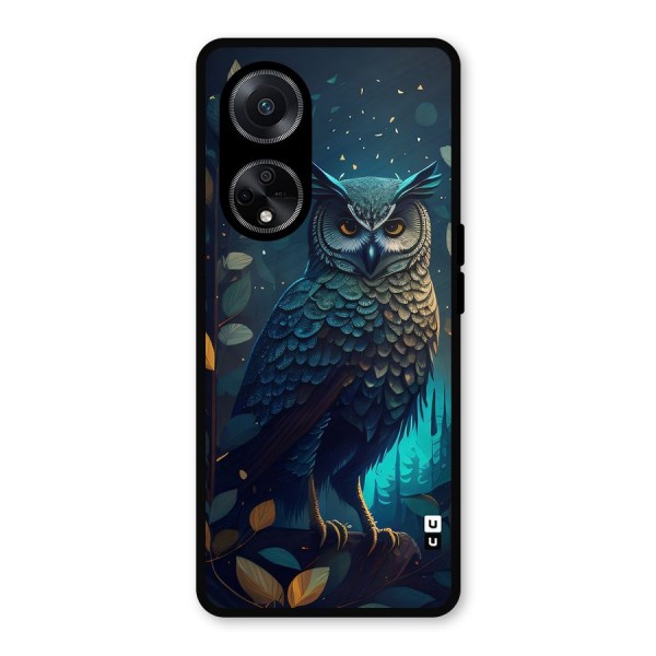 The Cunning Owl Metal Back Case for Oppo F23