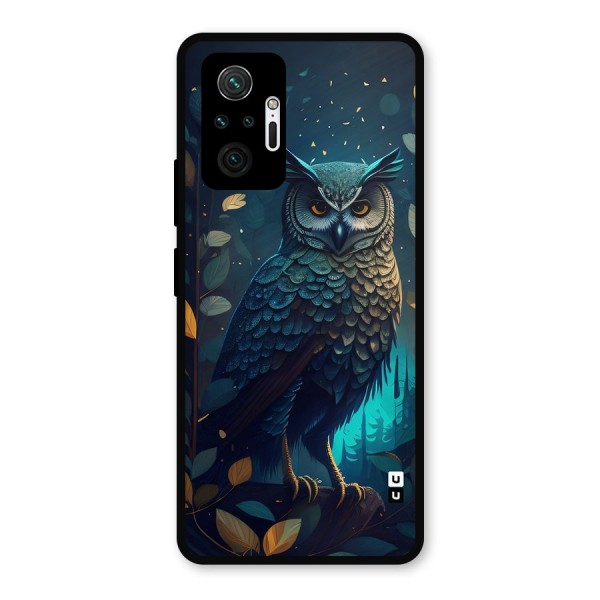 The Cunning Owl Metal Back Case for Redmi Note 10 Pro Max