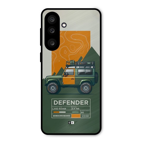 The Defence Car Metal Back Case for Galaxy M56