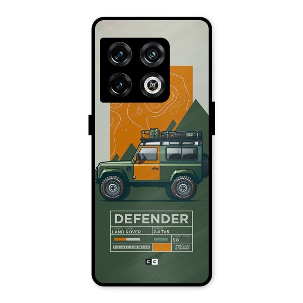 The Defence Car Metal Back Case for OnePlus 10 Pro 5G