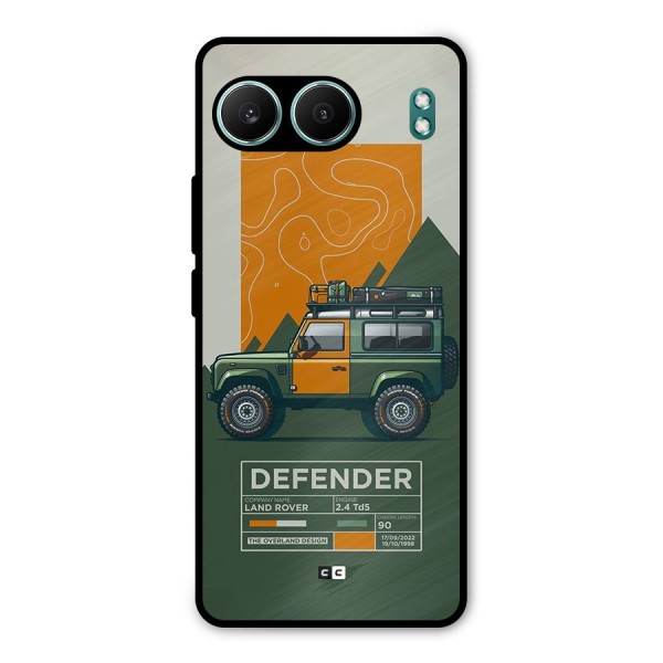 The Defence Car Metal Back Case for OnePlus Nord 4