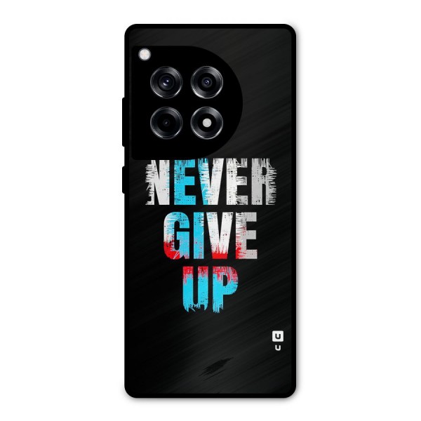 The Determined Metal Back Case for OnePlus 12R