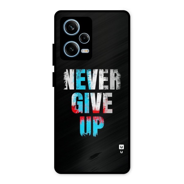 The Determined Metal Back Case for Redmi Note 12 Pro