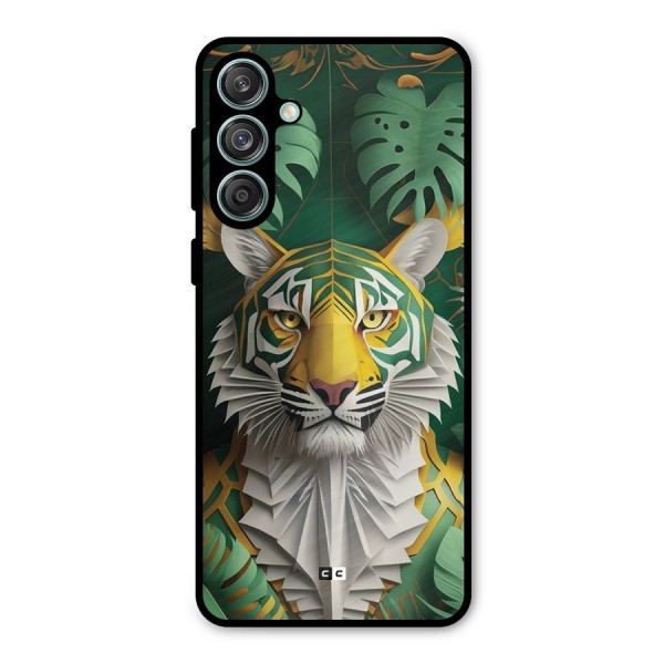 The Nature Tiger Metal Back Case for Galaxy M55 5G