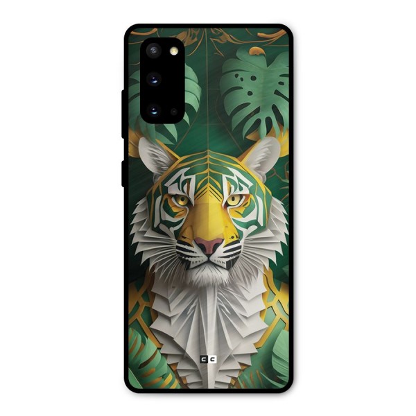 The Nature Tiger Metal Back Case for Galaxy S20