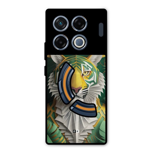 The Nature Tiger Metal Back Case for Infinix GT 20 Pro