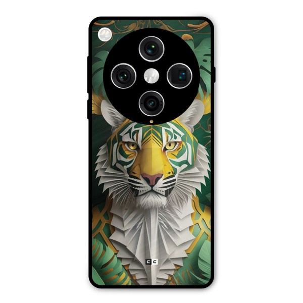 The Nature Tiger Metal Back Case for Oppo Find X8 Pro