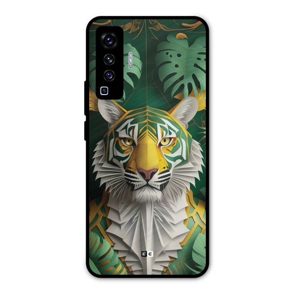 The Nature Tiger Metal Back Case for Vivo X50