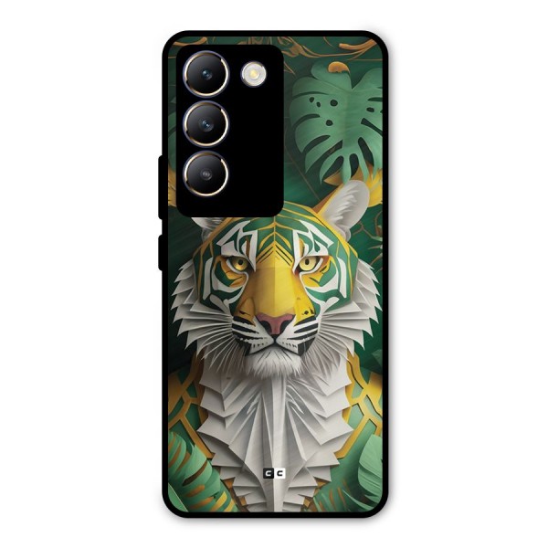 The Nature Tiger Metal Back Case for Vivo Y200e