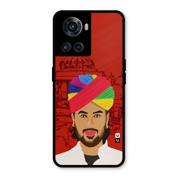 The Rajasthani Chokro Metal Back Case for OnePlus 10R