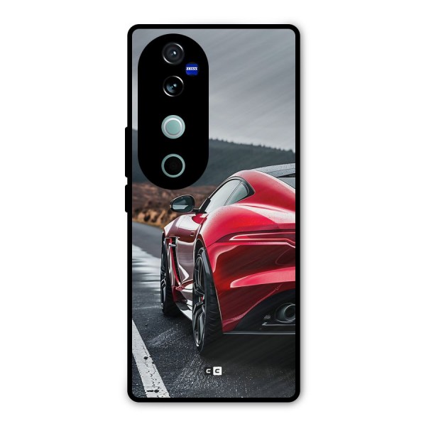 The Royal Car Metal Back Case for Vivo V40 Pro