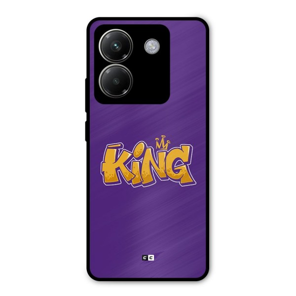 The Royal King Metal Back Case for Poco M7 Pro 5G