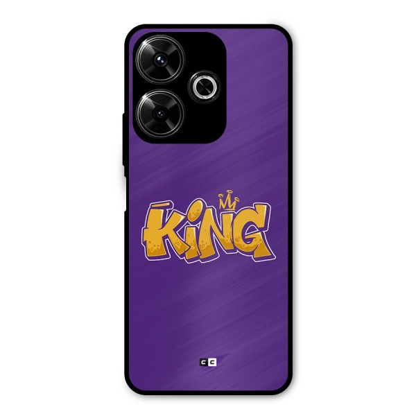 The Royal King Metal Back Case for Redmi 13 5G