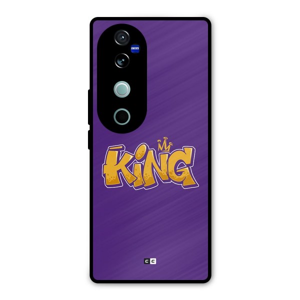 The Royal King Metal Back Case for Vivo V40 Pro