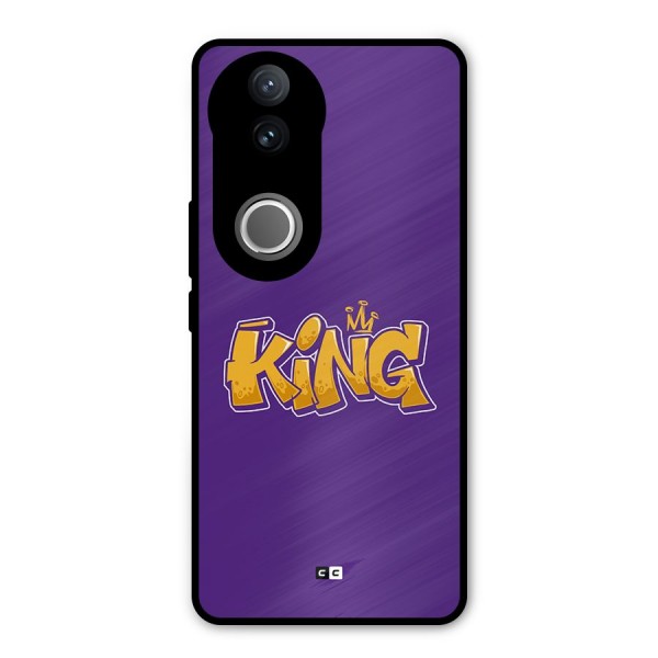 The Royal King Metal Back Case for Vivo V50e