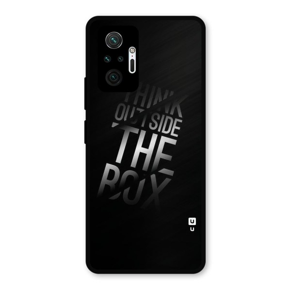Think Outside the Box Metal Back Case for Redmi Note 10 Pro Max