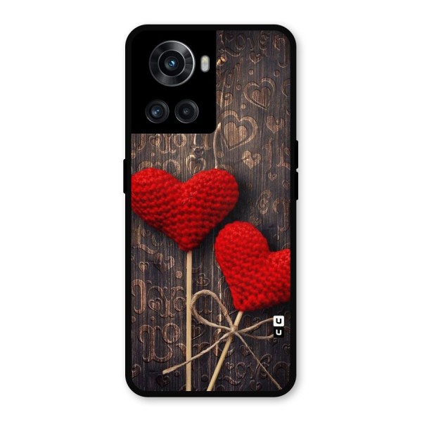 Thread Art Wooden Print Metal Back Case for OnePlus 10R