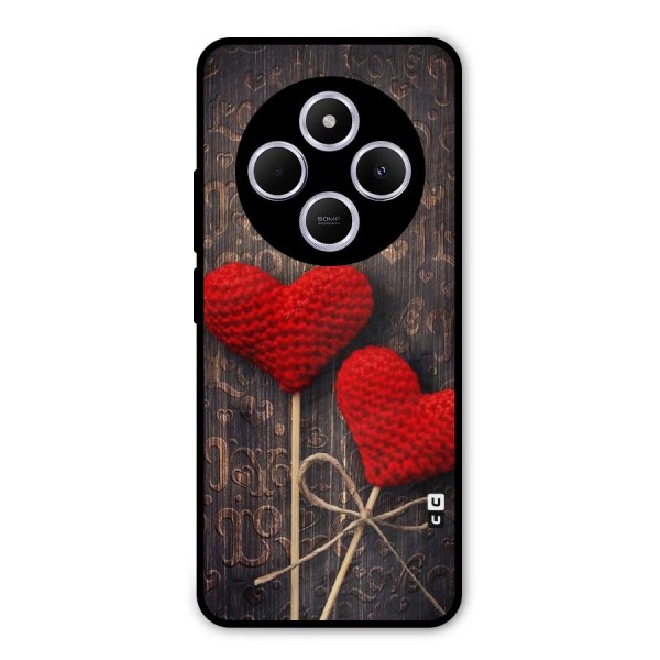 Thread Art Wooden Print Metal Back Case for Redmi A4