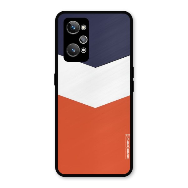 Three Colour Pattern Metal Back Case for Realme GT 2