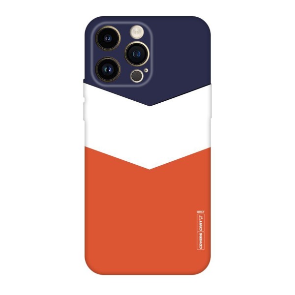 Three Colour Pattern Original Polycarbonate Back Case for iPhone 14 Pro Max
