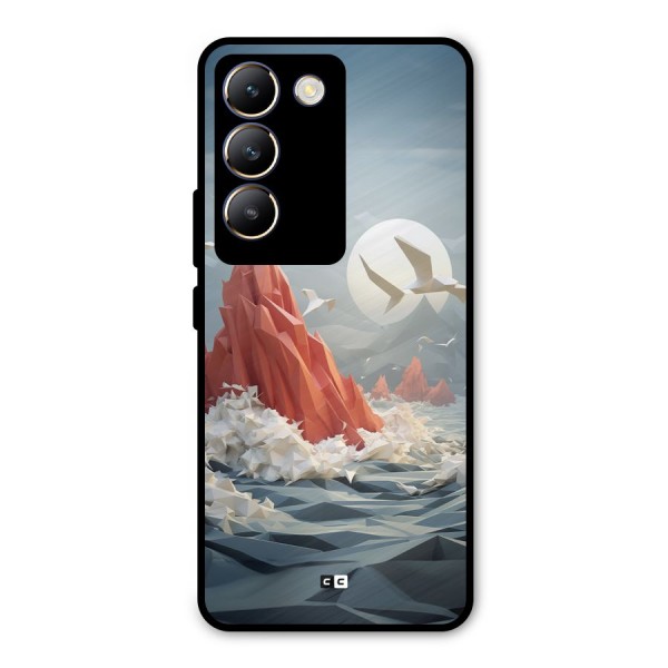 Three Dimension Sea Metal Back Case for Vivo Y200e