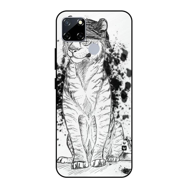 Tiger Wink Metal Back Case for Realme Narzo 30A