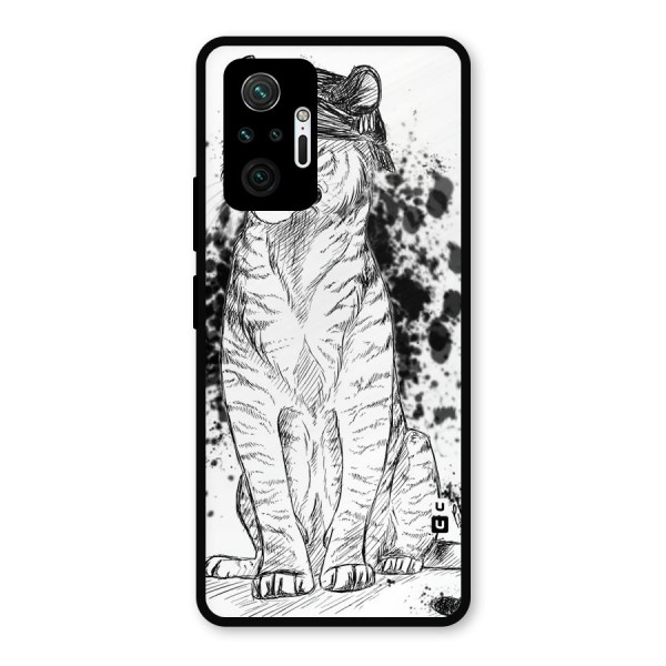 Tiger Wink Metal Back Case for Redmi Note 10 Pro Max
