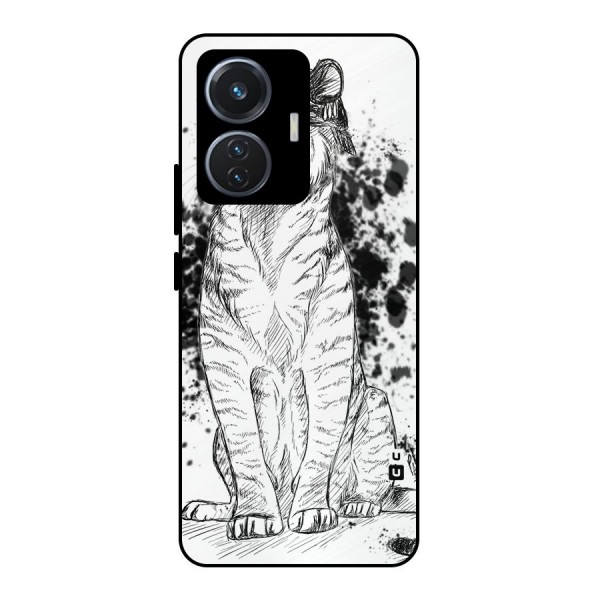 Tiger Wink Metal Back Case for iQOO Z6 44W