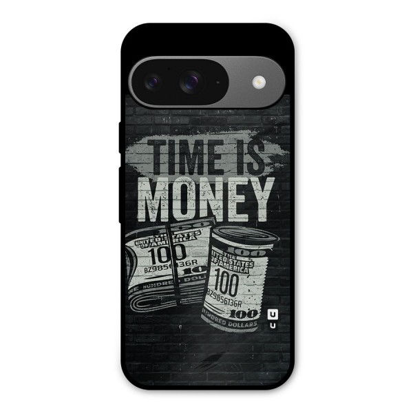 Time Is Money Metal Back Case for Google Pixel 9