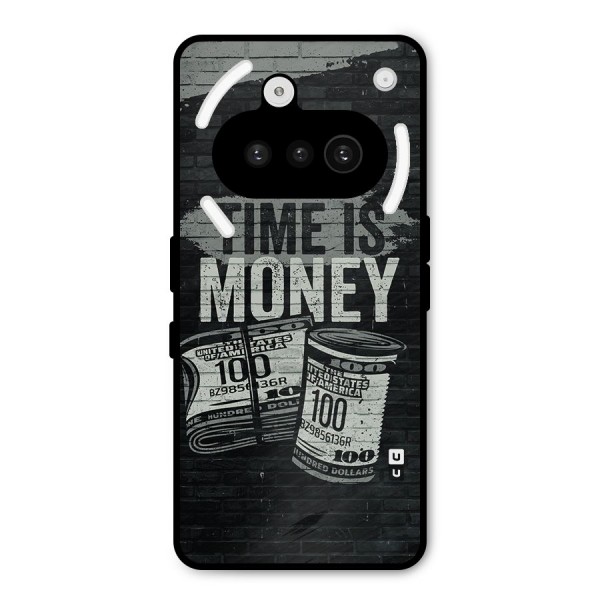 Time Is Money Metal Back Case for Nothing Phone 3a